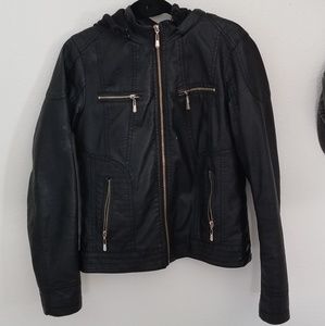 Faux Leather Jacket